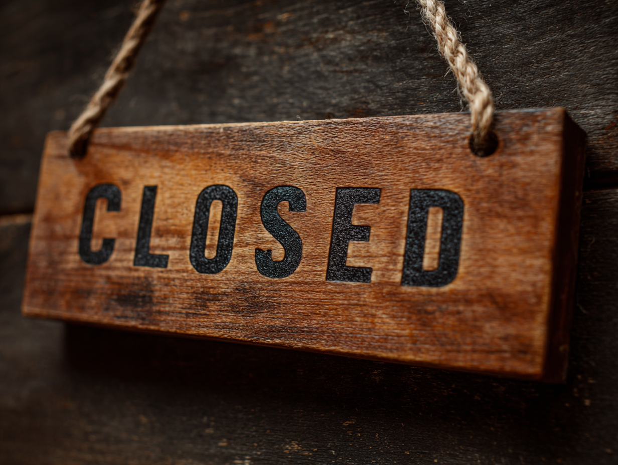 臨時休業のお知らせ